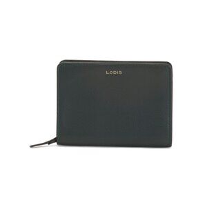 LODIS Forest Green Leather Small Zip Wallet